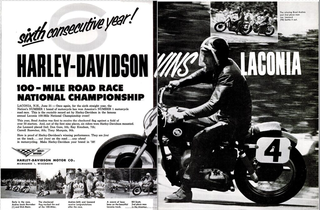 1959 - Harley-Davidson - carreras