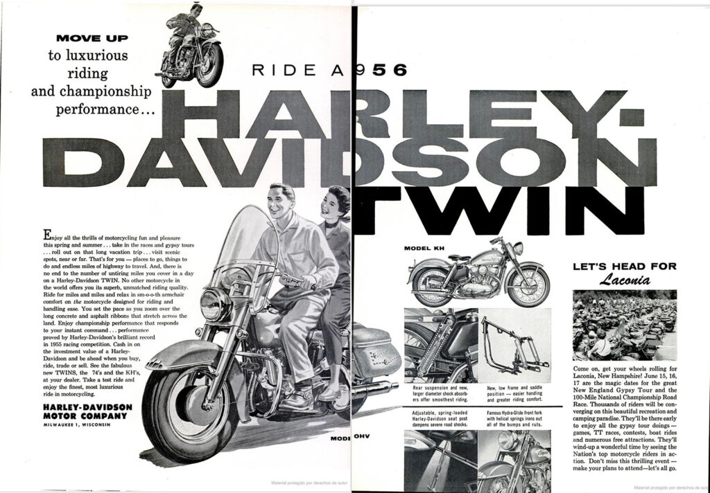 1956 - Harley-Davidson - Ride a 56