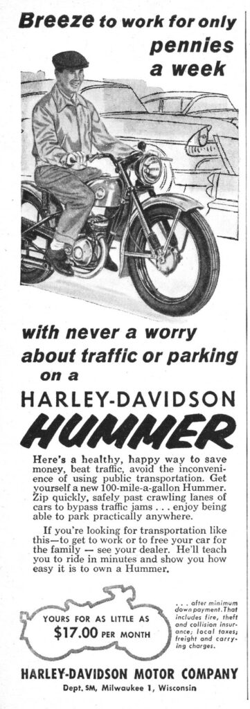 1957 - Harley-Davidson - Hummer