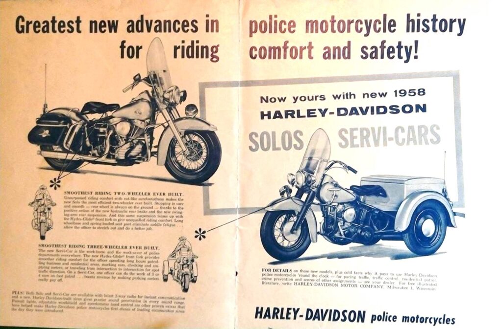 1958 - Harley-Davidson - Policia