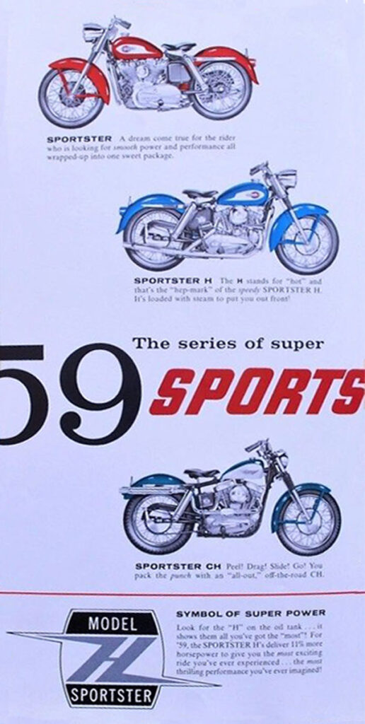 1959 - Harley-Davidson - folletos
