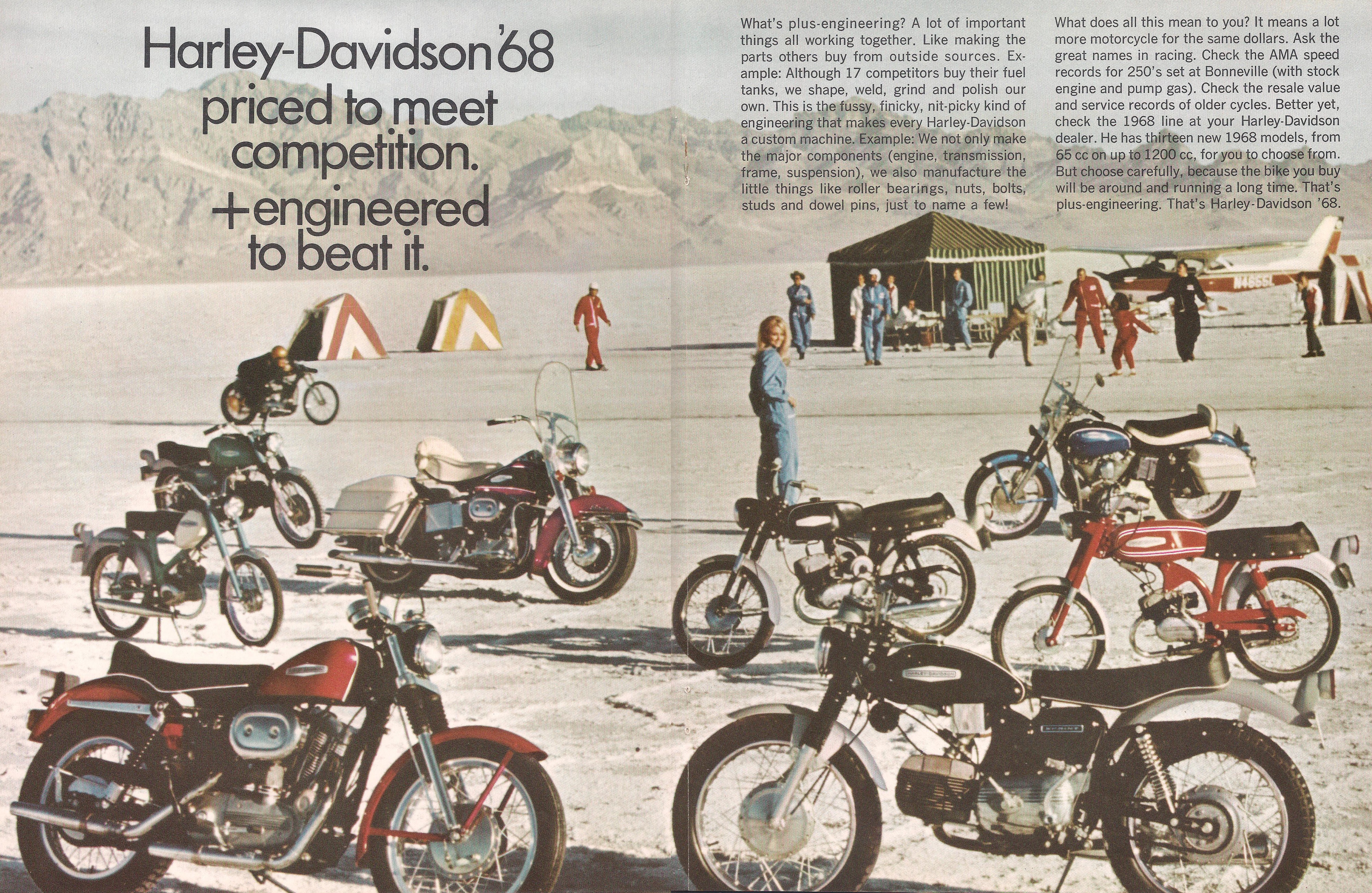 1968 - Harley-Davidson - Folletos
