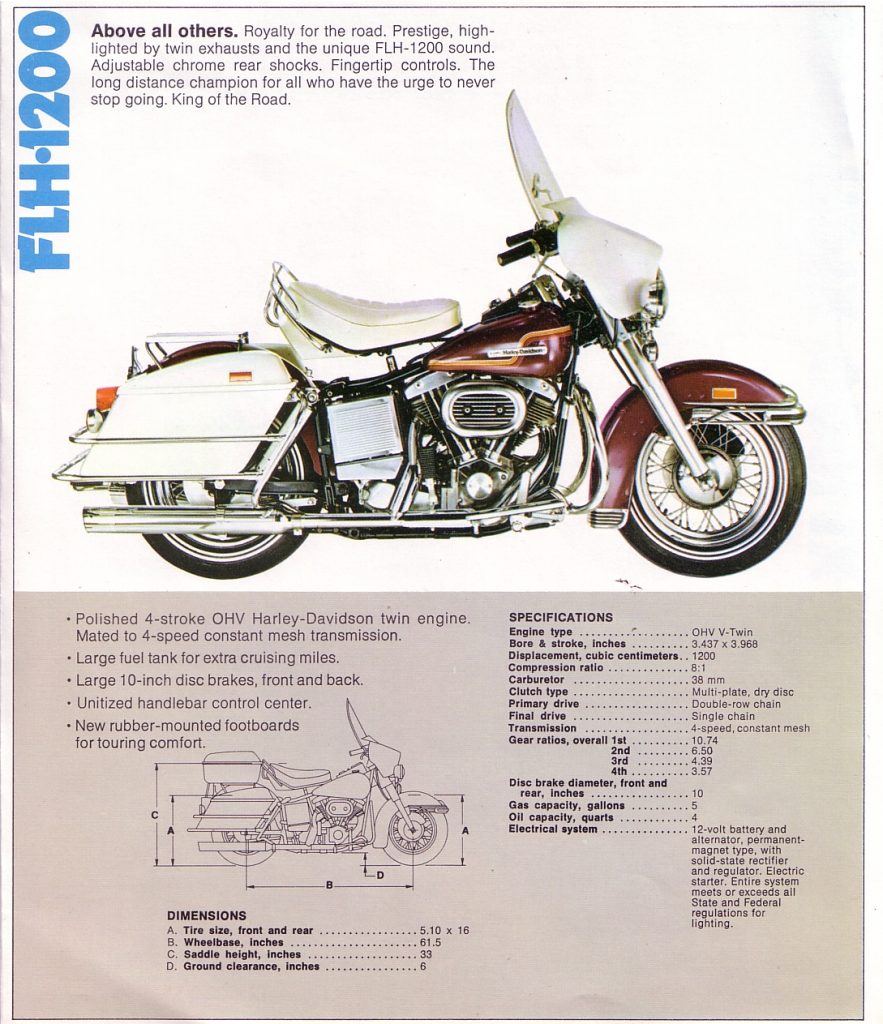 1975 - Harley-Davidson - Folletos