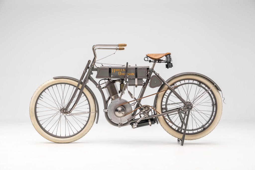 1908 - Harley-Davidson modelo 4 single - Izquierda