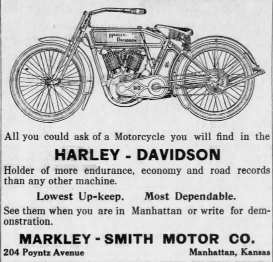1913 - Harley-Davidson Markley Smith Motor Co