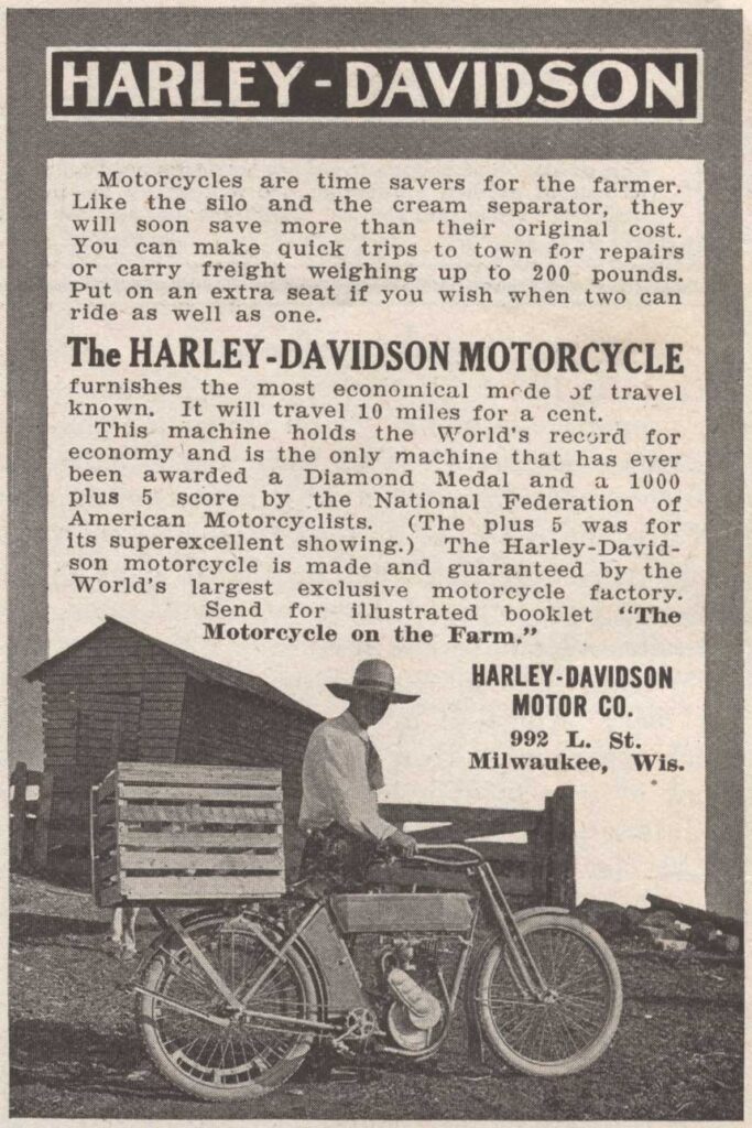 1911 the Harley-Davidson motorcycle
