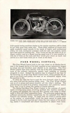 1913 - Harley-Davidson folleto