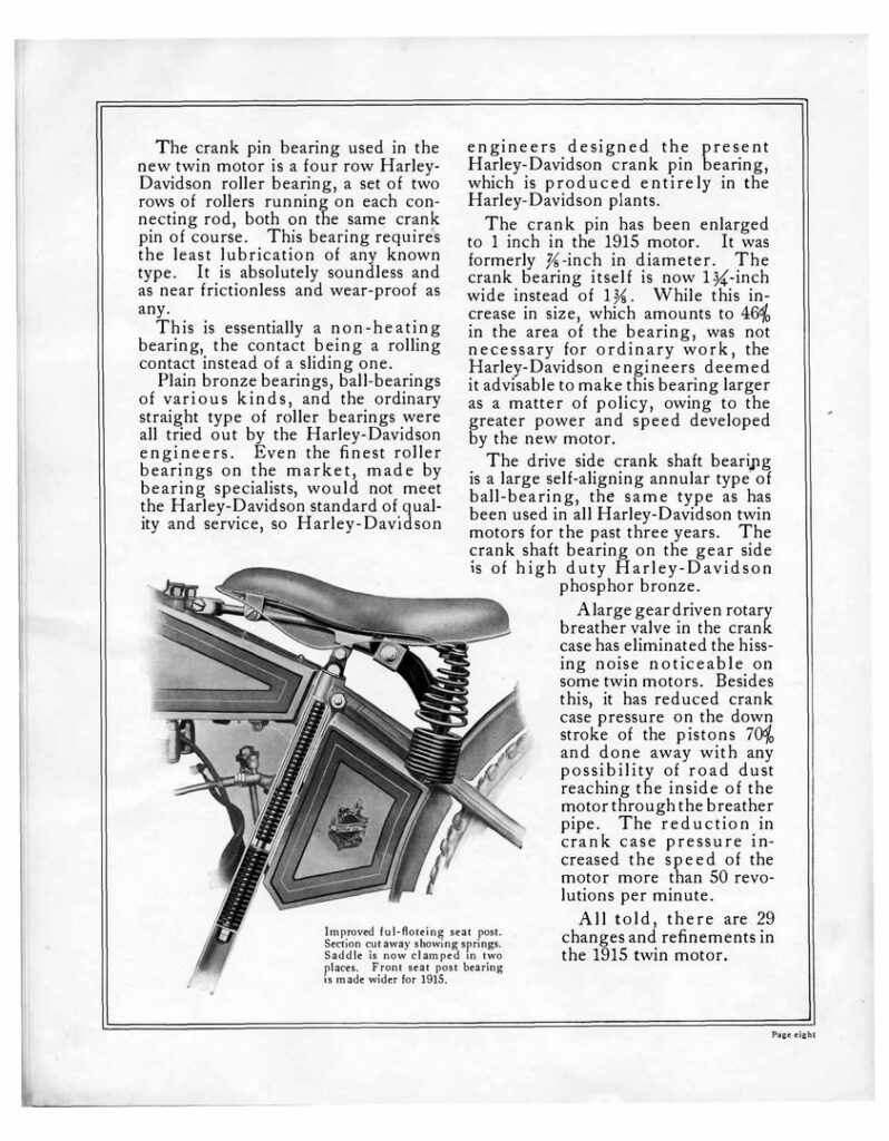 1915 - Harley-Davidson folleto de ventas