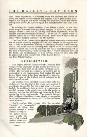 1913 - Harley-Davidson folleto