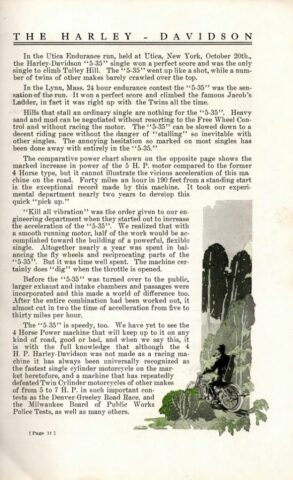 1913 - Harley-Davidson folleto