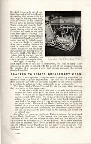 1913 - Harley-Davidson folleto