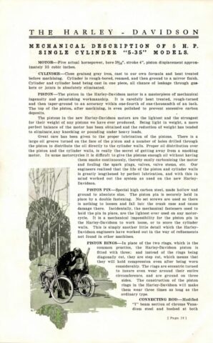 1913 - Harley-Davidson folleto