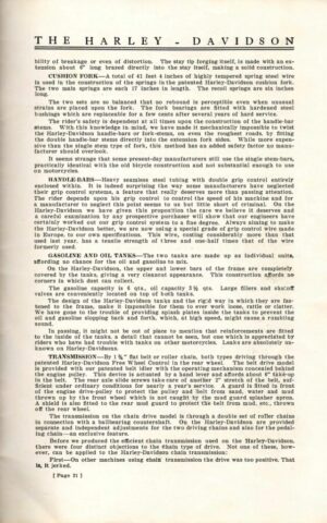 1913 - Harley-Davidson folleto