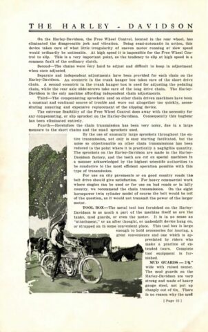 1913 - Harley-Davidson folleto