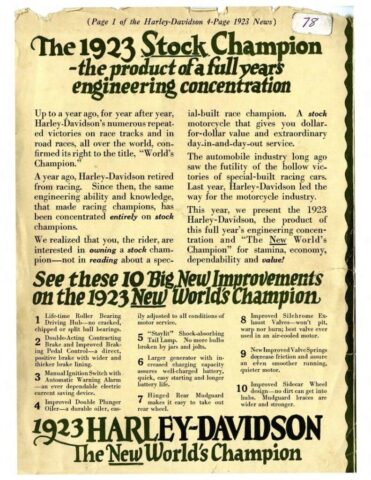 Harley-Davidson de 1923