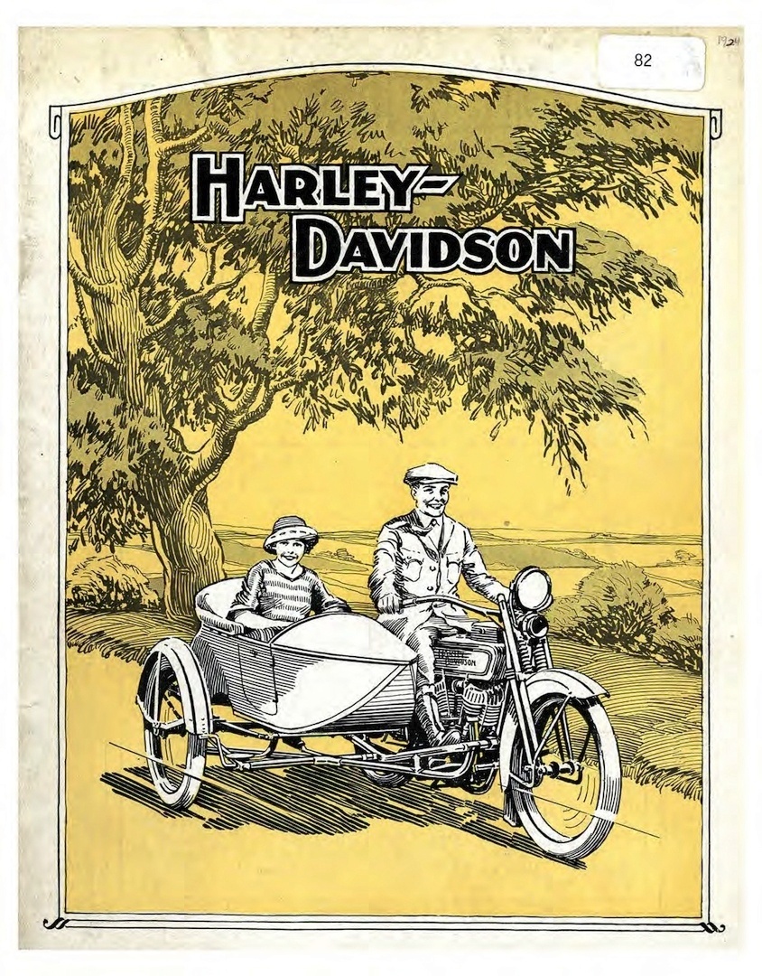 Harley-Davidson 1924 - Folleto de ventas