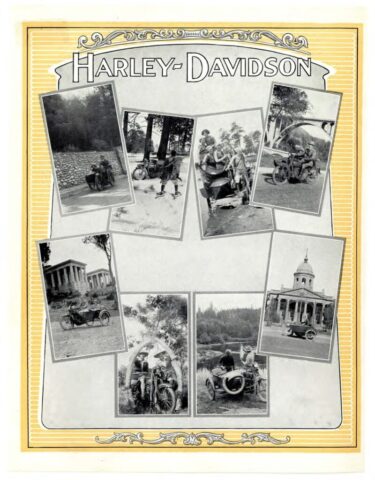 1925 - Harley-Davidson folleto de ventas