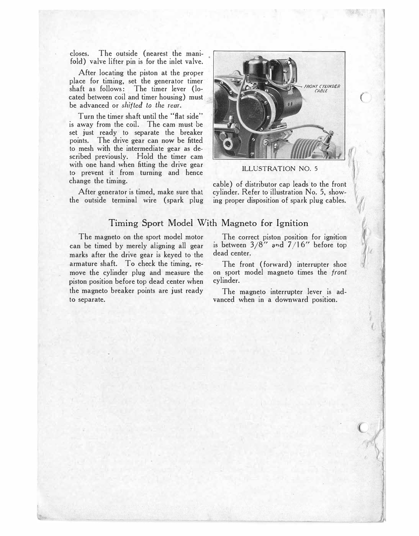 Harley-Davidson 1924 - Mechanical Bulletin
