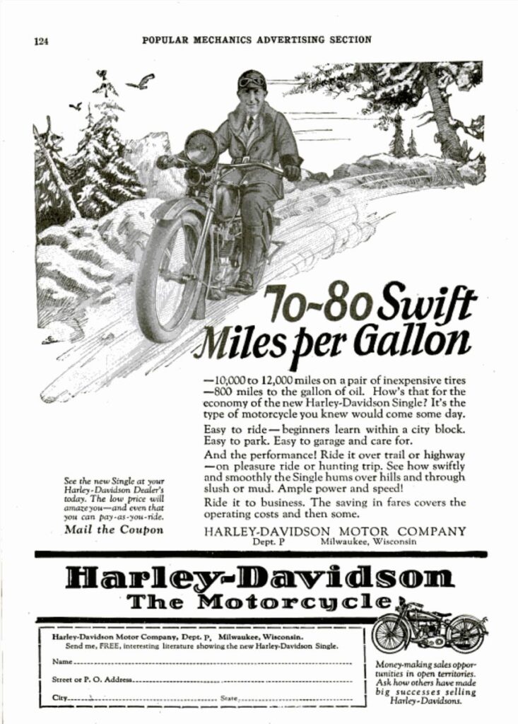 1926 - Harley-Davidson anuncios