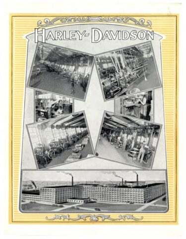 1925 - Harley-Davidson folleto de ventas