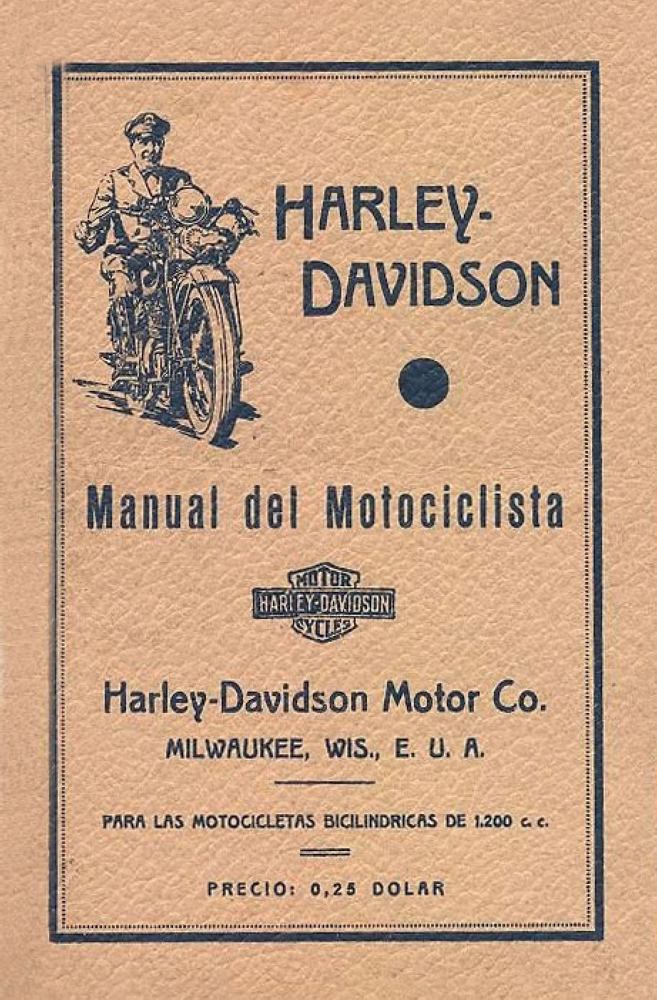 1930-1936 - Harley-Davidson manual de usuario VL