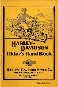 1931 - Riders Handbook - 45 y singles - Harley-Davidson