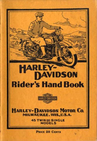 1933 - Harley-Davidson Riders Handbook - 45 twins y singles