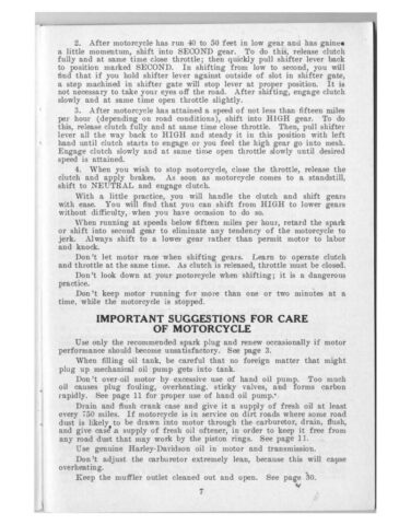 1933 - Harley-Davidson Riders Handbook - 45 twins y singles