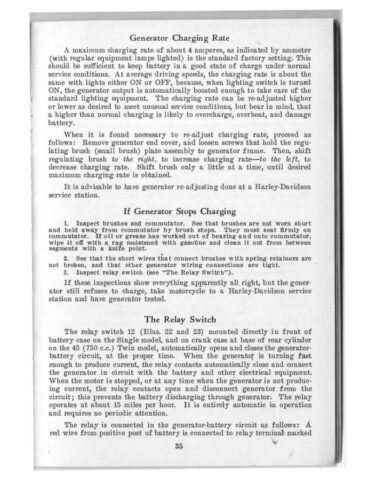 1933 - Harley-Davidson Riders Handbook - 45 twins y singles