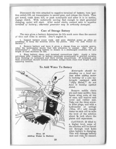 1933 - Harley-Davidson Riders Handbook - 45 twins y singles