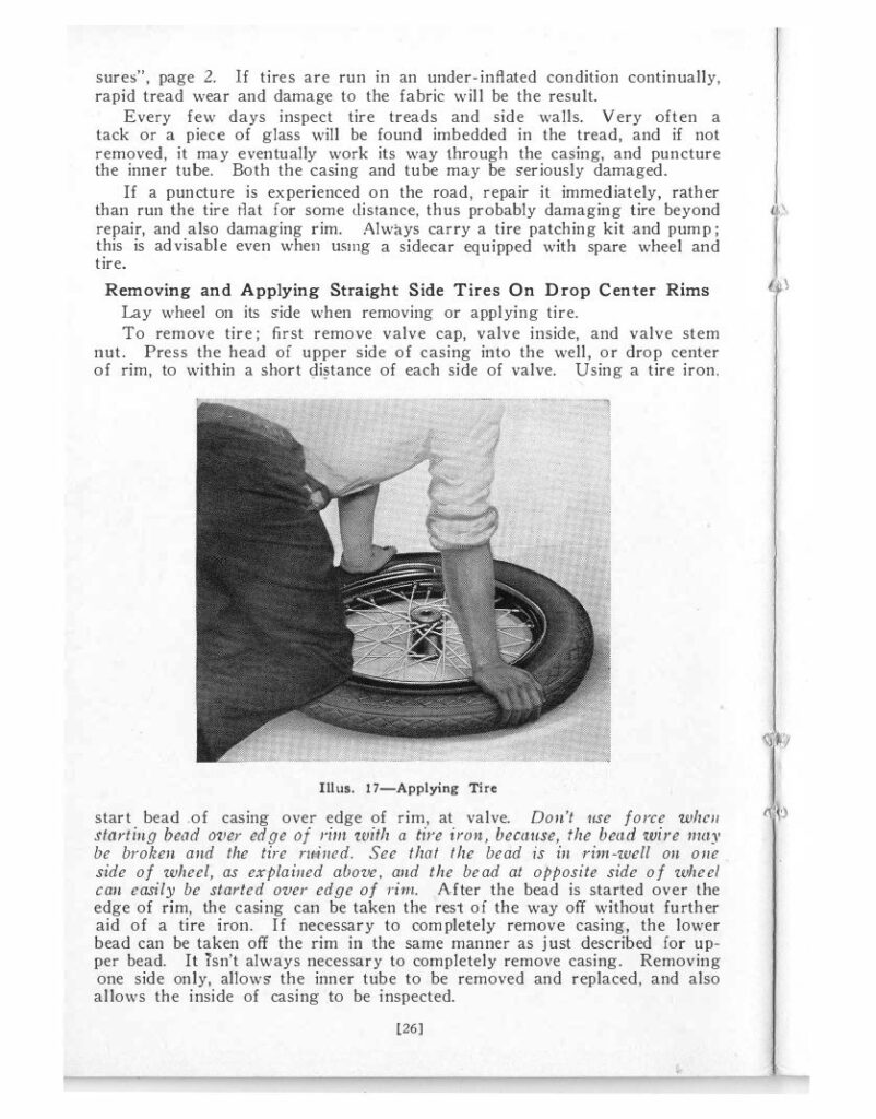 1933 - Harley-Davidson Riders Handbook - 74 Twin
