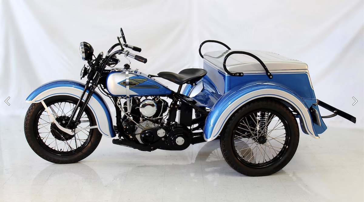 1935 - Harley-Davidson modelo 35GD - Izquierda