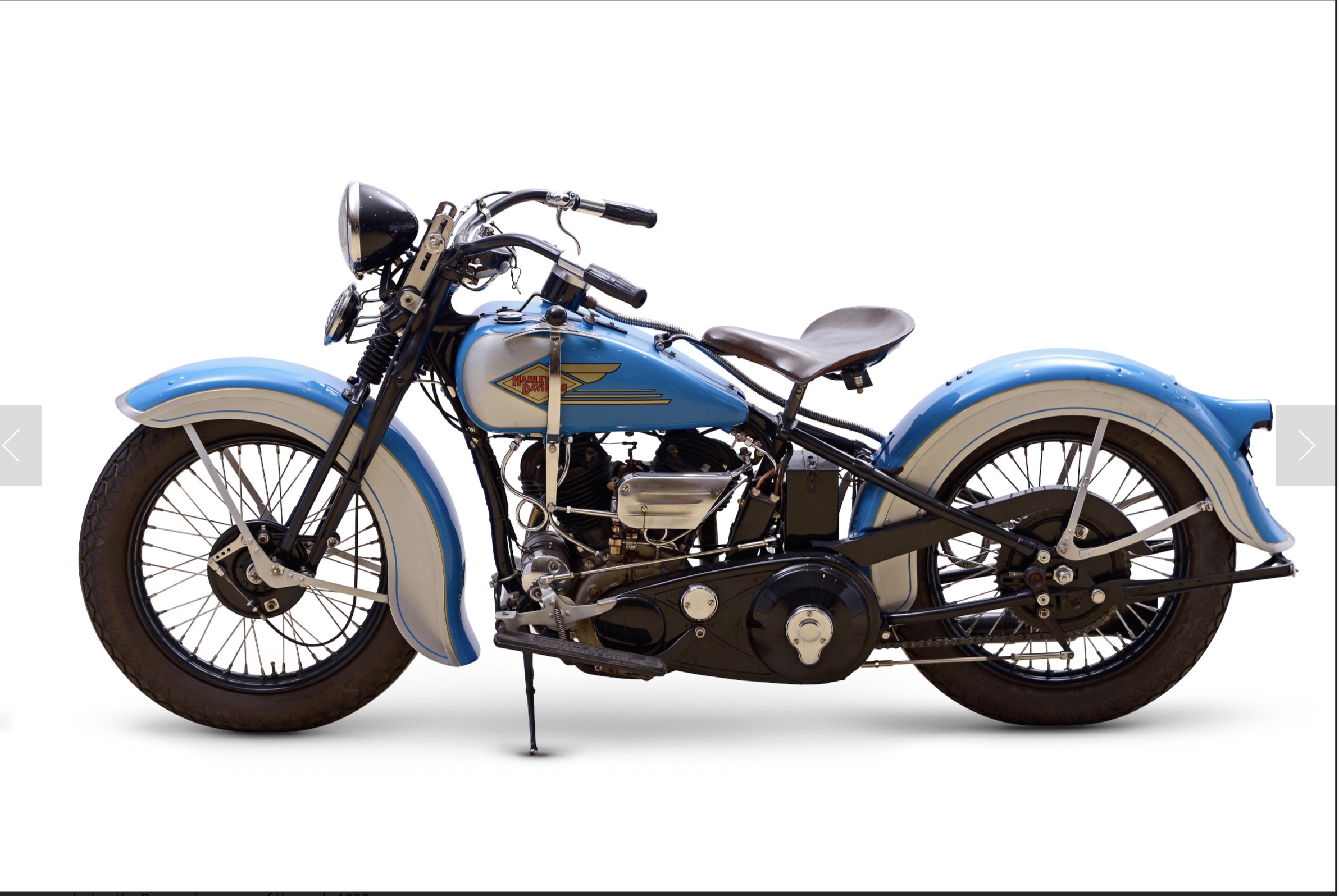 1935 - Harley-Davidson modelo 35VL - Izquierda
