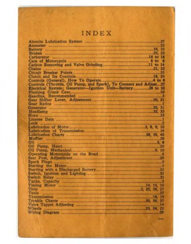 1935 - Harley-Davidson Riders Handbook 74 twin