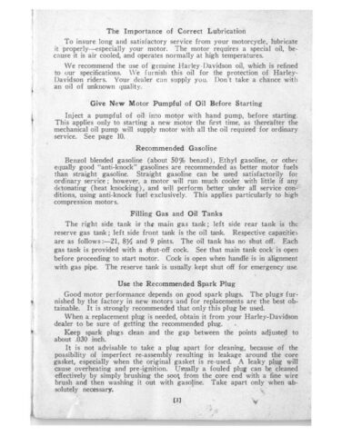 1935 - Harley-Davidson Riders Handbook 74 twin