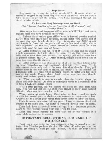 1935 - Harley-Davidson Riders Handbook 74 twin