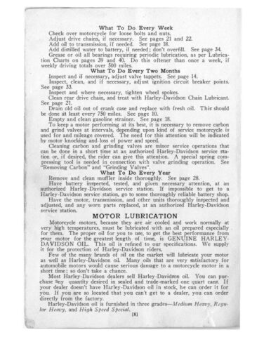 1935 - Harley-Davidson Riders Handbook 74 twin
