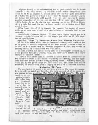 1935 - Harley-Davidson Riders Handbook 74 twin