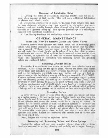 1935 - Harley-Davidson Riders Handbook 74 twin