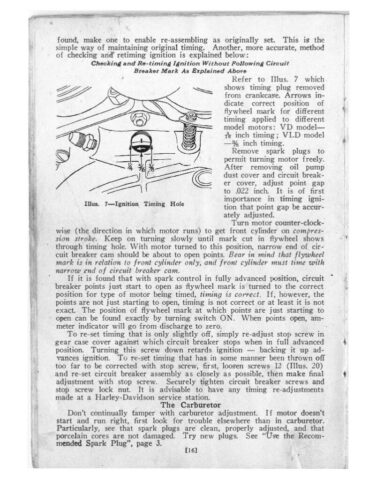 1935 - Harley-Davidson Riders Handbook 74 twin