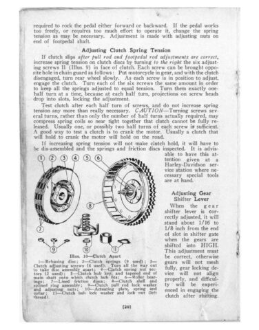 1935 - Harley-Davidson Riders Handbook 74 twin