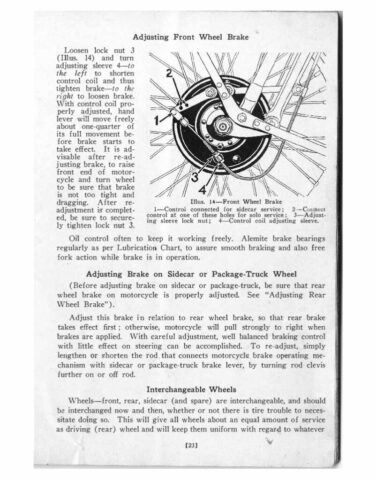 1935 - Harley-Davidson Riders Handbook 74 twin