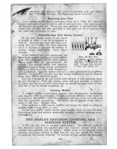 1935 - Harley-Davidson Riders Handbook 74 twin