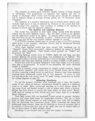 1935 - Harley-Davidson Riders Handbook 74 twin