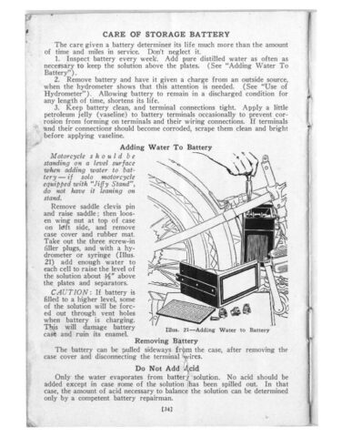 1935 - Harley-Davidson Riders Handbook 74 twin