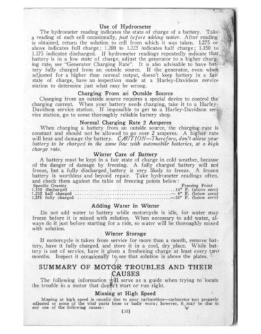1935 - Harley-Davidson Riders Handbook 74 twin