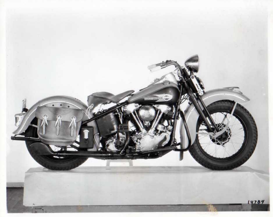 Harley-Davidson Knucklehead foto estudio