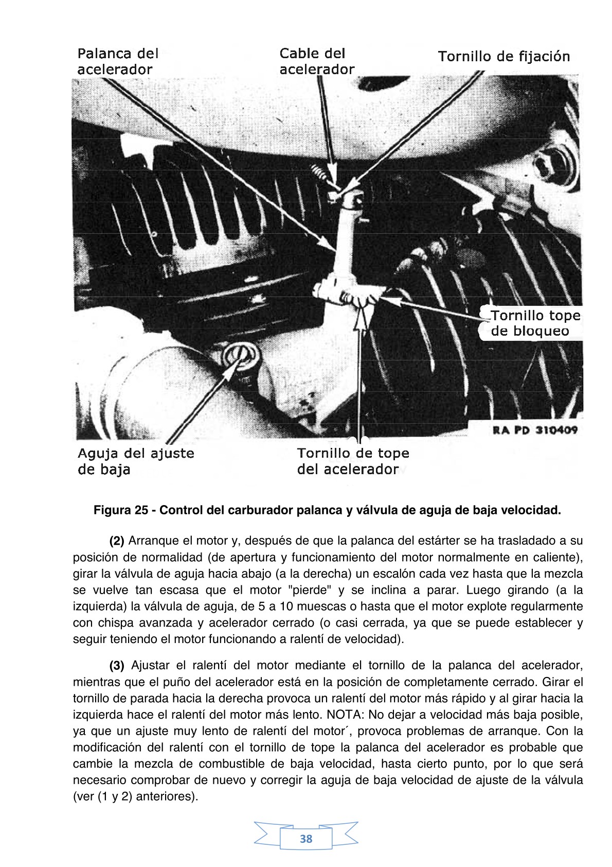 1941 - 1952 -Harley-Davidson WL45 Manual de servicio ES