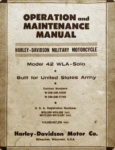 1934 - Harley-Davidson Riders Handbook - Singles y 45 Twin