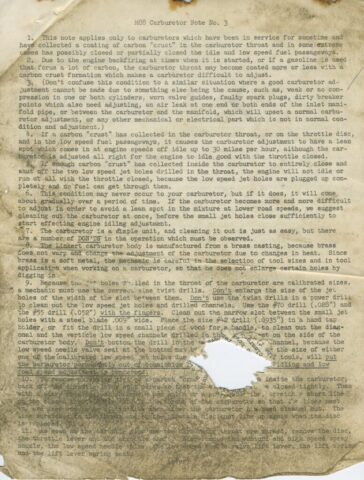 1942 - 1943 Harley-Davidson WLA Generator Literatura Despiece